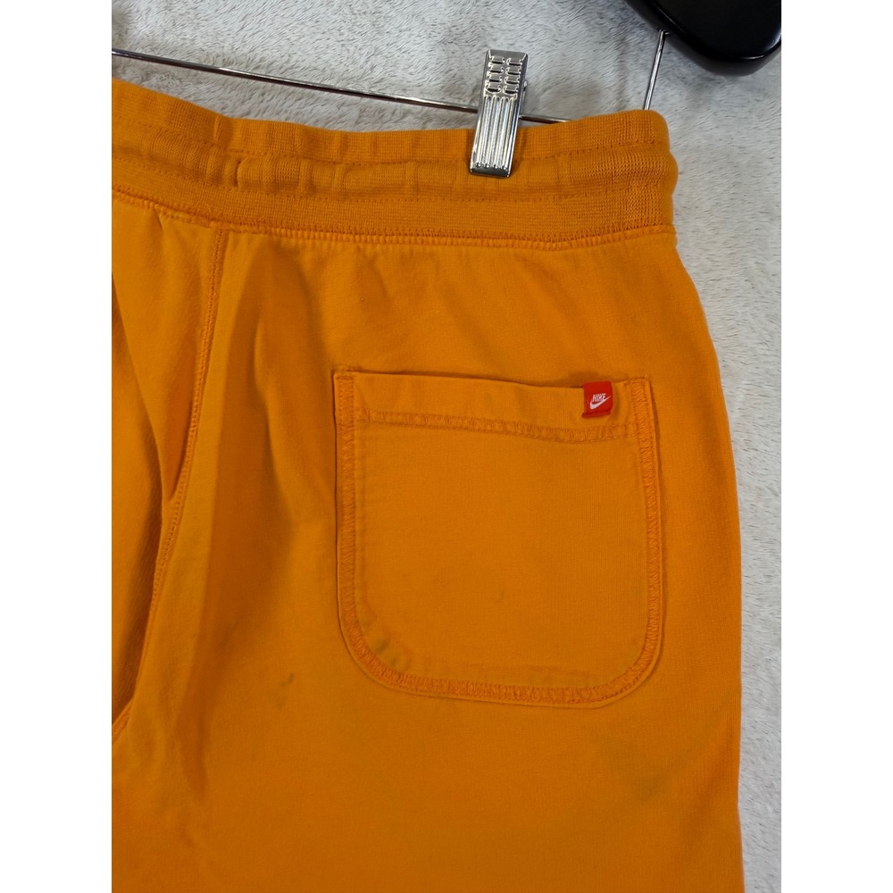 Nike Mens Sportswear Alumni French Terry Shorts Orange AT5267-833 Size M - Picture 9 of 14